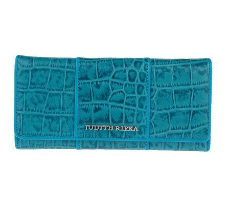 Judith Ripka Bedford Croco Embossed Wallet - A213257