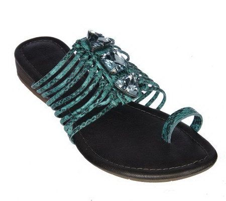 BareTraps Karley Multi-Strap Sandals w/ Gem Detail - A214057