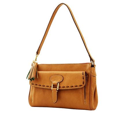 Dooney & Bourke Florentine Leather Medium Pocket Clutch