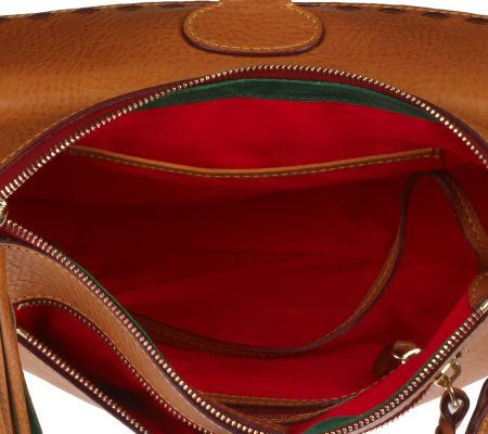 Dooney & Bourke Florentine Leather Medium Pocket Clutch