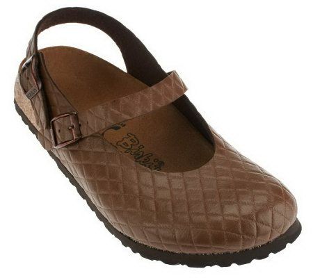 Birkis Rika Quilted Print Multi-Strap Clog - A228557