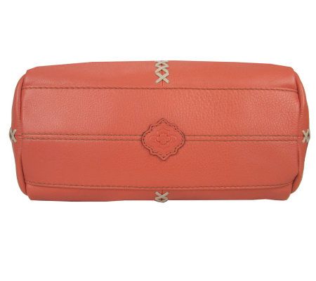 orYANY Leather Lyndsey Double Compartment Shoulder Bag