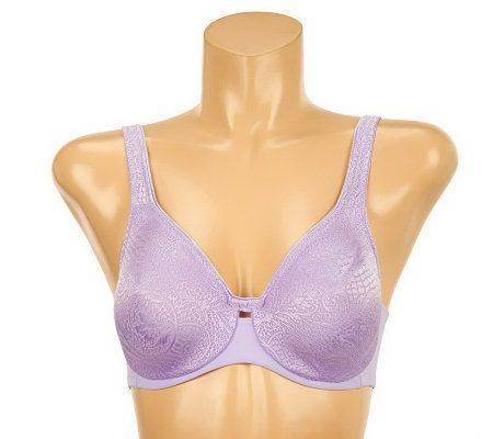 Breezies Seamless Molded Jacquard and Microfiber Bra - A215558