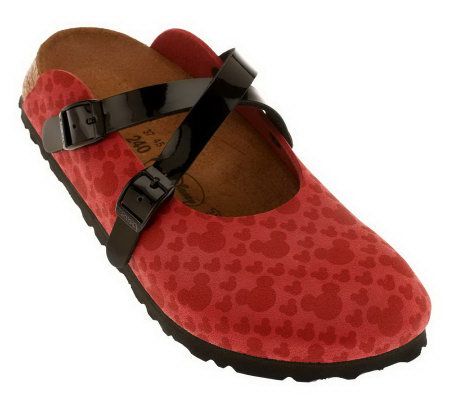 Birkis Dorian Disney Cross Strap Print Clogs - A228558
