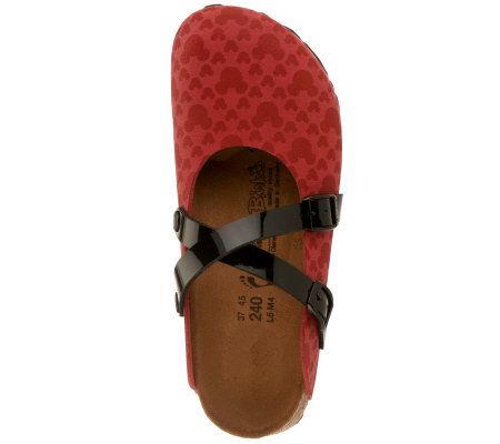 Birkis Dorian Disney Cross Strap Print Clogs