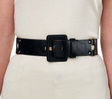 Isaac Mizrahi Live! Equestrian Style Stretch Belt - A217059
