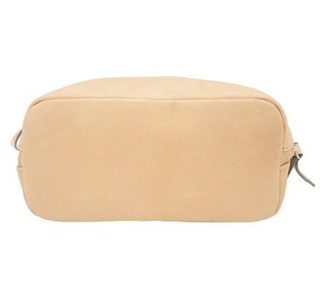 B. Makowsky Glove Leather Zip Around Mini Crossbody Bag