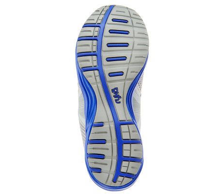 Ryka Dash Leather & Mesh Slip-on Athletic Mule