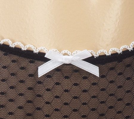 AngelLove Swiss Dot Lace S/2 Hipster Panties with UltimAir Lining