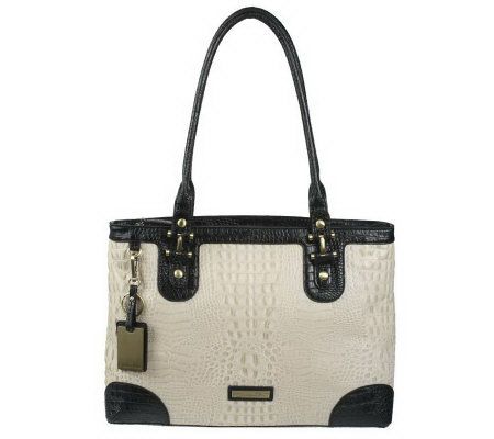 Etienne Aigner Croco Embossed Leather Tiffany Tote - A217860