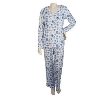 Carole Hochman Conversational Cotton Jersey Pajama Set - A218060