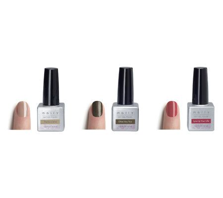 Mally 24/7 Gel Polish Fashionista Trio - A326860