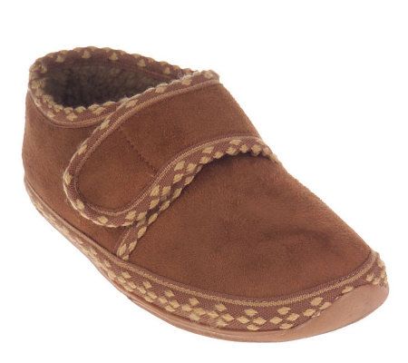 Deer Stags SLIPPEROOZ Indoor/Outdoor Hook & Loop Top Slippers - A73660