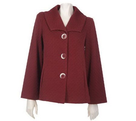 Modern Soul Novelty Textured Wing Collar Jacket - A83860