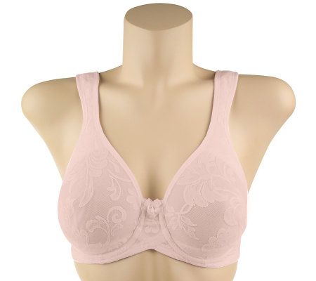 Breezies Seamless Lace Underwire Bra w/ UltimAir - A0461