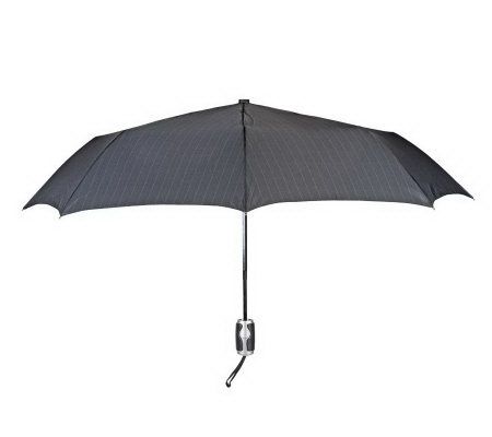 Leighton Leather Manhattan UV Auto Open & CloseUmbrella - A181961