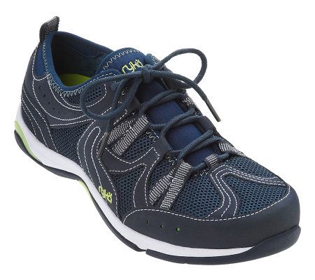 Ryka Leather & Mesh Ghillie Tie Lace-up Sneakers - A214261