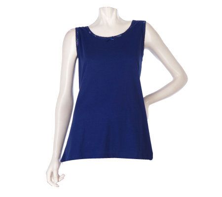 Carole Hochman Dotted Daisies Cotton Jersey 3-Piece Pajama Set