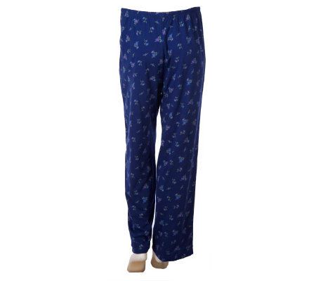 Carole Hochman Dotted Daisies Cotton Jersey 3-Piece Pajama Set