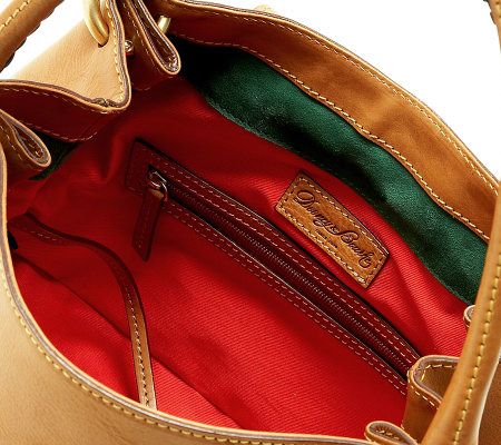 Dooney & Bourke Florentine Leather Flap Satchel