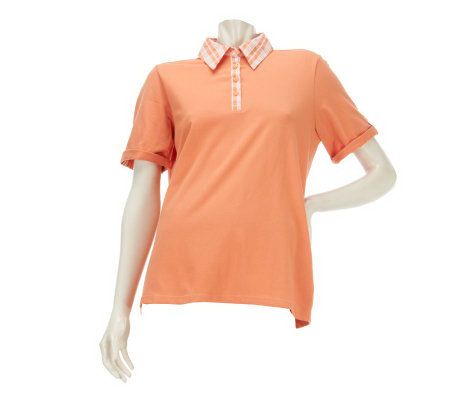 Denim & Co. Seersucker Set Trim Knit Top With Pull-on Pedal Pushers