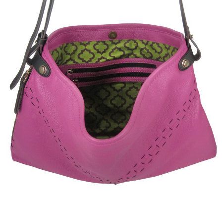 orYANY Leather Natalie Shoulder Bag with Adjustable Strap