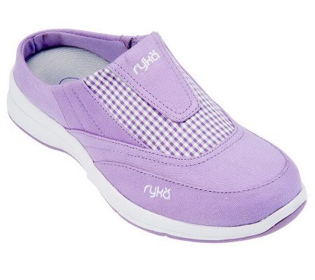 Ryka Largo Gingham Slip-on Clogs - A231361