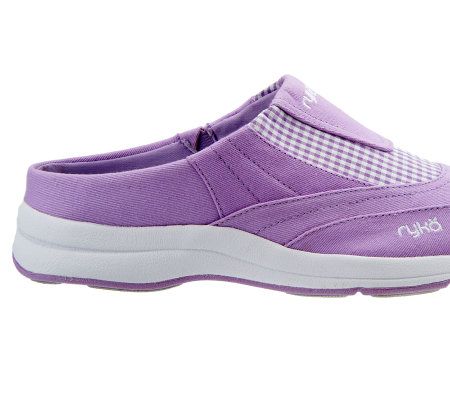 Ryka Largo Gingham Slip-on Clogs