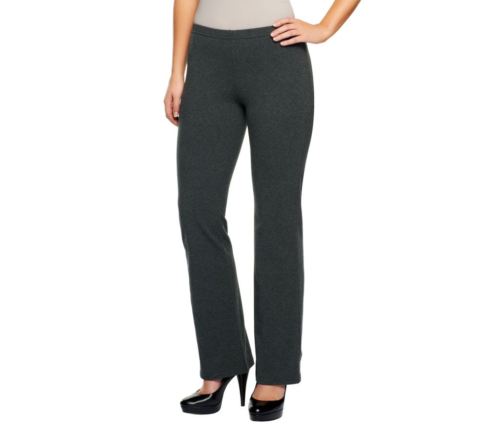 Women with Control Regular Stretch Bootcut Leggings - A92961