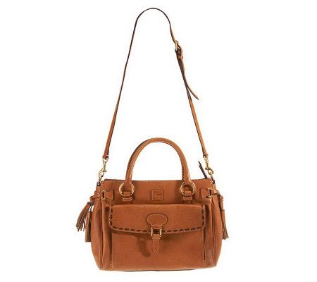 Dooney & Bourke Florentine Leather Large Pocket Satchel - A222462