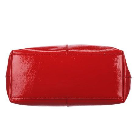 JPK Paris75 Patent Leather Betty Bucket Bag with Logo Hardware