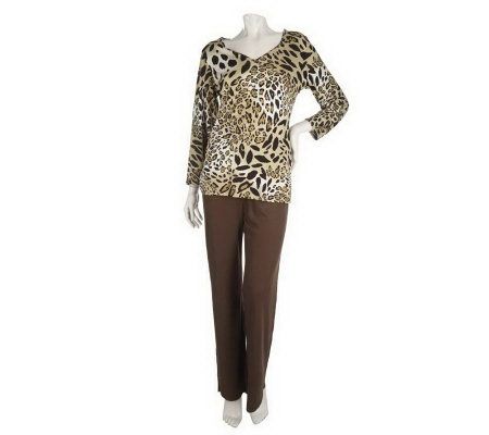 As Is Cruzwear by Natori Animal 2-pc. LoungeSet - A230362