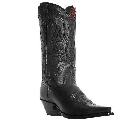 Dan Post Boots Ladies 12 Saddle Brand Cowboy Boots - A245462
