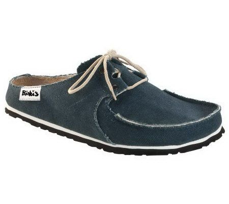 Birkis Mens Eyelet Tie Slip On Clogs - A317162
