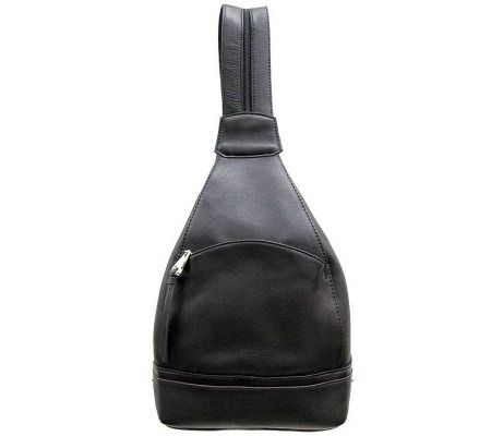 Perlina Leather Double Strap Backpack - A325462