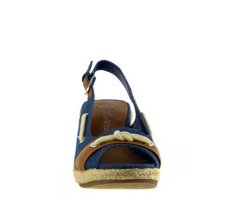 Bella Vita Marlene Open Toe Espadrille Shoes