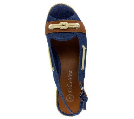 Bella Vita Marlene Open Toe Espadrille Shoes