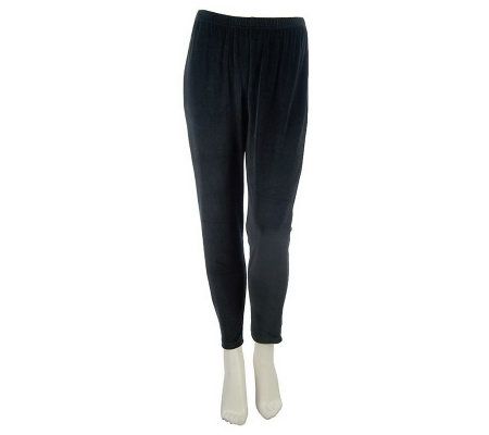 Quacker_Factory Velour Leggings - A218263