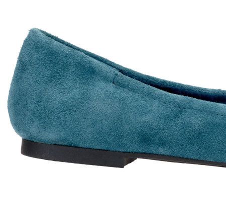 KathyVanZeeland Flats with Lace & Rhinestone Detail