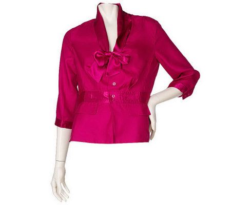 As Is A List by Alvin Valley Blouse w/ Tie Detail - A230363
