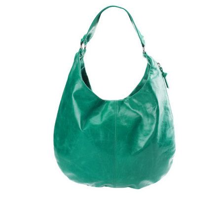 Hobo Leather Gabor Hobo Bag w/Side Zip Pocket Detail - A230463