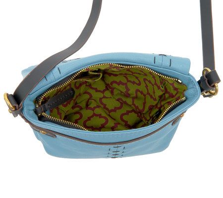 orYANY Leather Bobbi Crossbody Bag with Stitch Detail