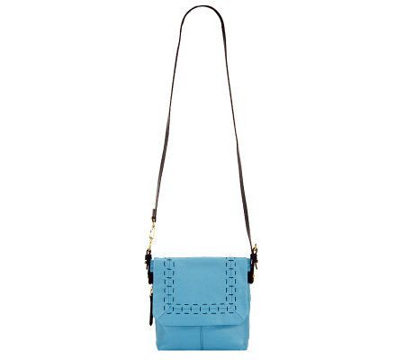 orYANY Leather Bobbi Crossbody Bag with Stitch Detail