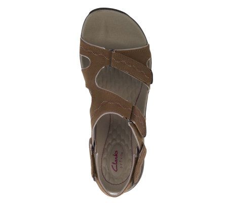 Clarks Privo Swift Hydro Leather Adjustable Sport Sandals