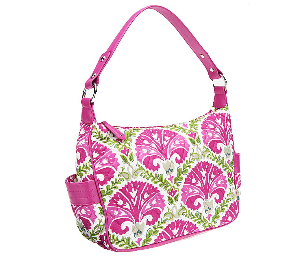 Vera Bradley Signature Print City Shoulder Bag - A253663 â€” QVC