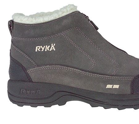 Ryka Front Zip Water Resistant Boots with Faux Fur Lining