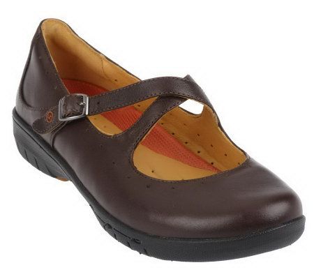 Clarks Unstructured Un.Glare Leather Mary Janes - A202964