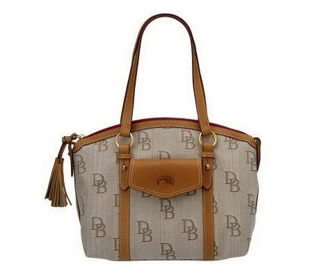 Dooney & Bourke Signature Florentine Jacquard Front Pocket Satchel - A222464