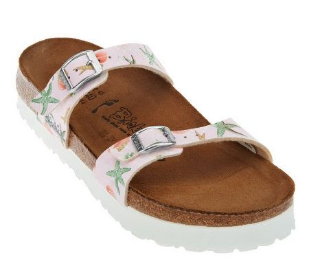 Birkis Tahiti Soft Footbed Double Strap PlatformSandals - A223364