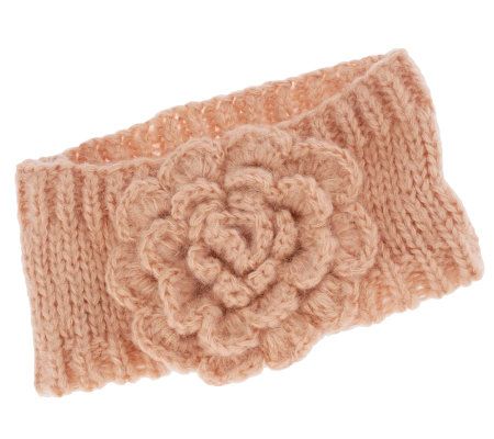 San Diego Hat Company Ear Warmer with Flower Detail - A229064